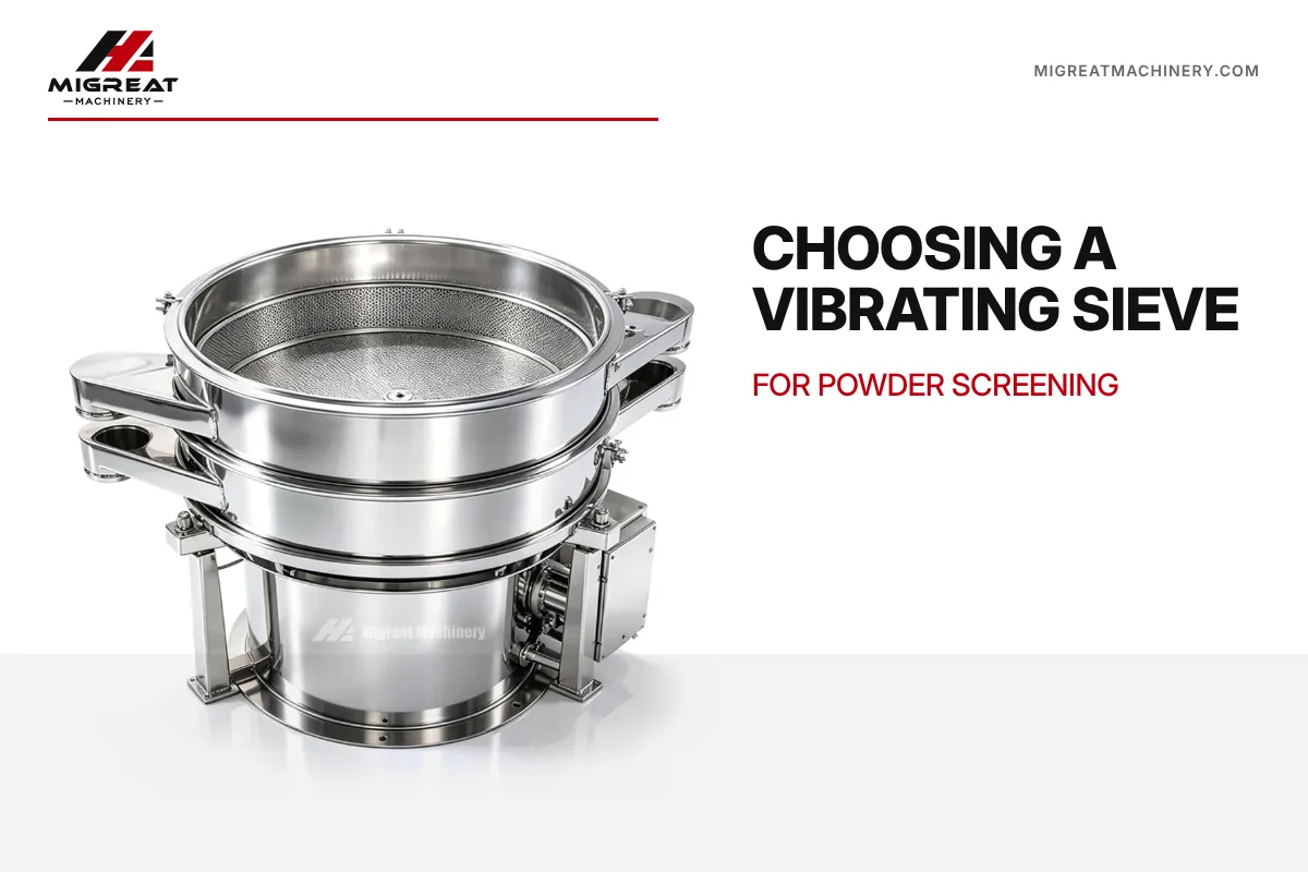 How to Choose a Vibrating Sieve for Powder Screening