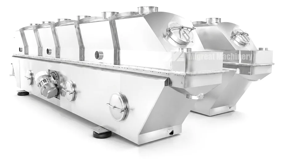 Migreat vibrating fluid bed dryer