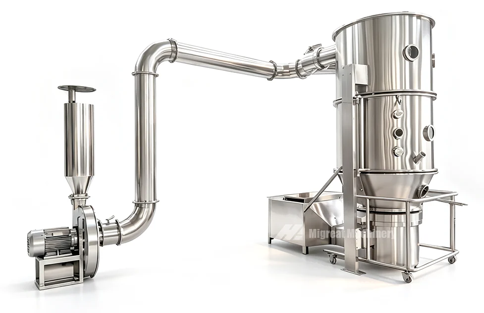 Migreat fluid bed granulator dryer