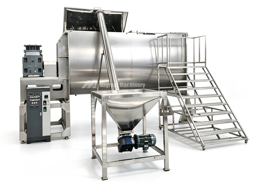 Migreat ribbon mixer