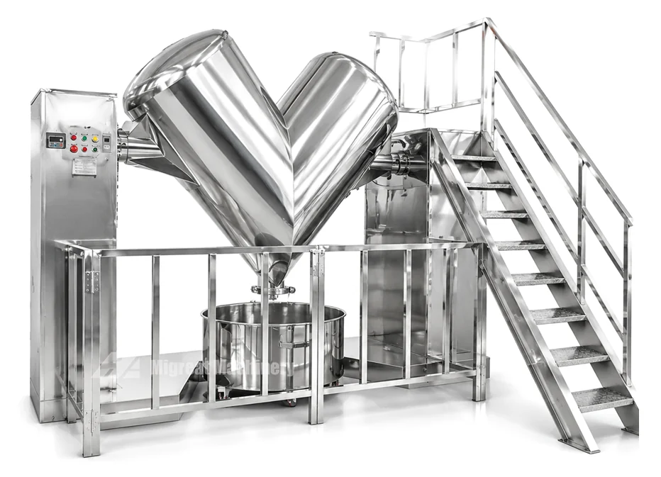 Migreat v shape mixer