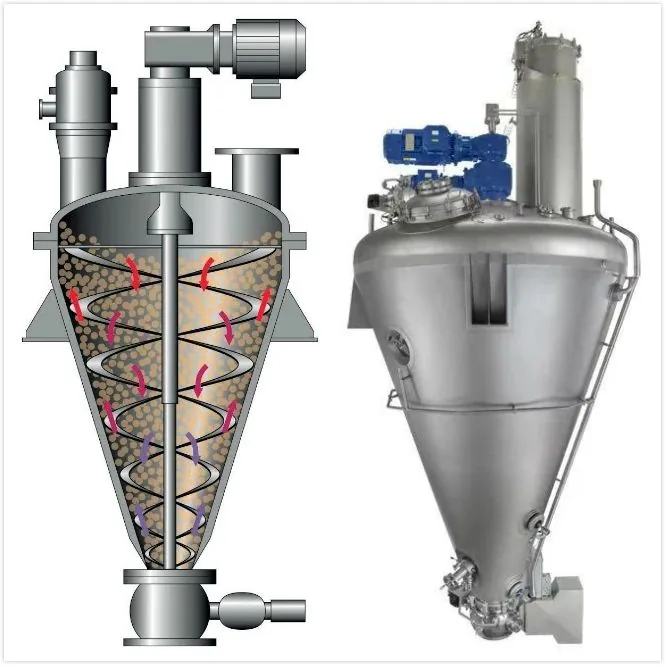 vacuum conical dryer