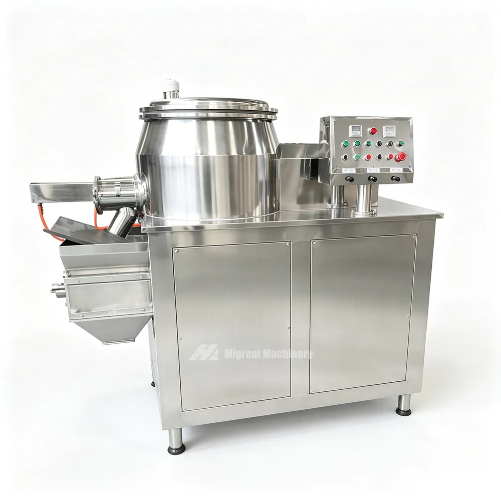Granulator on its base