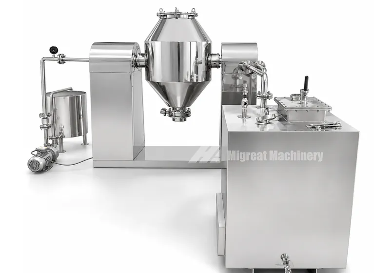 Migreat szg double cone rotary vacuum dryer