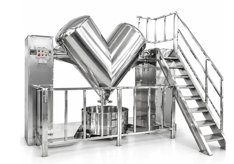 Migreat v shape mixer